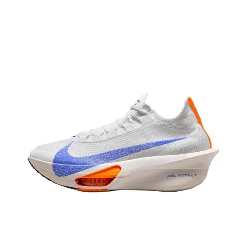Nike Air Zoom Alphafly Next% 3 Беговые кроссовки Низкий Топ Белый Синий и Оранжевый Женские