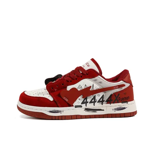 FUERSEN Устойчивые к истиранию противоскользящие низкие кроссовки для скейтбординга унисекс