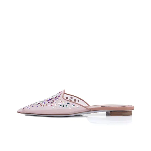 RENE CAOVILLA Резиновая подошва Домашние тапочки Женские Nude