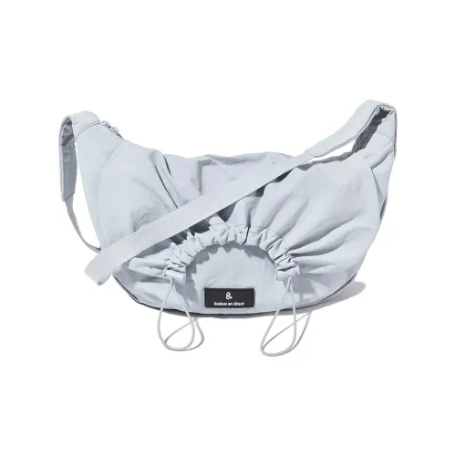 LIVEBOX EN DIRECT Нейлоновая сумка через плечо большая женская синяя экрю черная