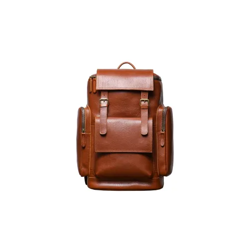 ROSEROOEN Сумка для ноутбука из натуральной коровьей кожи рюкзак стандартный мужской карамельный коричневый кофейный коричневый черный