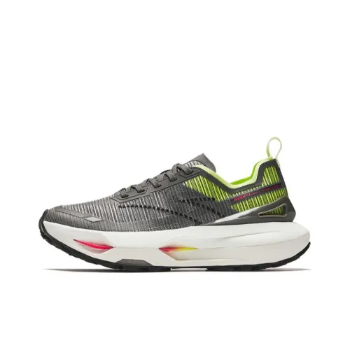 ANTA Амортизация Износостойкий Низкий Топ Повседневные Беговые Кроссовки Мужские Черные Серые