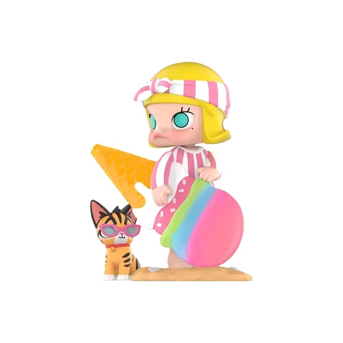 POP MART Коллаборация Молли Sweetheart Серфинг Модные Фигурки