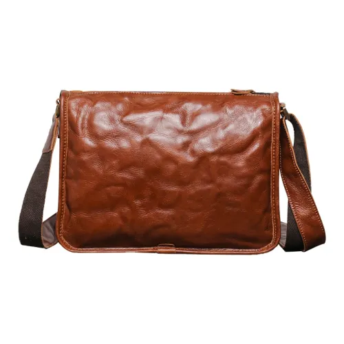 ROSEROOEN Сумка через плечо из натуральной коровьей кожи сумка на плечо обычная унисекс винтажный коричневый