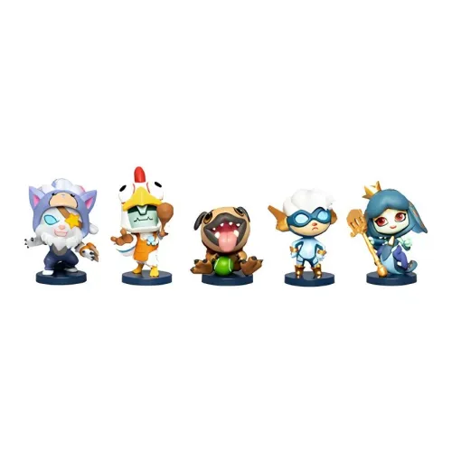 LEAGUE OF LEGENDS League of Legends Characters April Fool's Day Collection Set LOL Чиби Фигурки