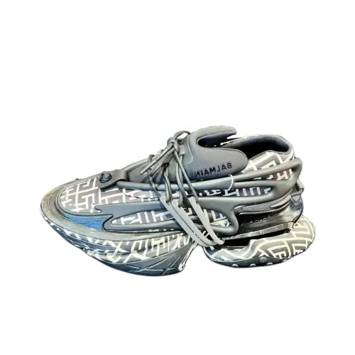 BALMAIN Unicorn Низкий Топ Повседневная Обувь Мужская Синяя