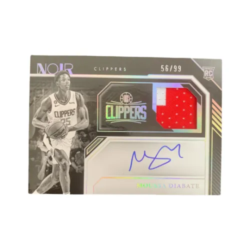 PANINI 2022 23 Noir MUSA Diabate Rookie Карта Материал Джерси RPA 56 99 Карта пройдет Through Спортивные карты 1 шт