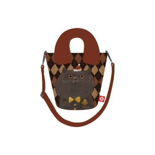 Perfect Styles Ткань Сумка через плечо Сумка среднего размера Женская Черная Коричневая