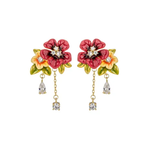 QLADY Серьги-гвоздики из стерлингового серебра 925 пробы женские