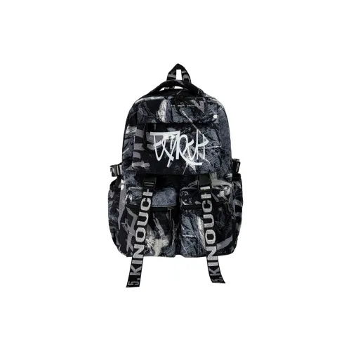 GEERDUN Nylon Рюкзак Унисекс Оранжевый Черный