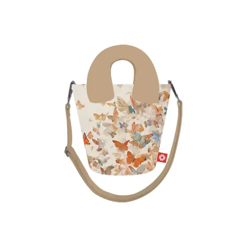 Perfect Styles Ткань Horseshoe Сумка-ведро Сумка через плечо Сумка Женская