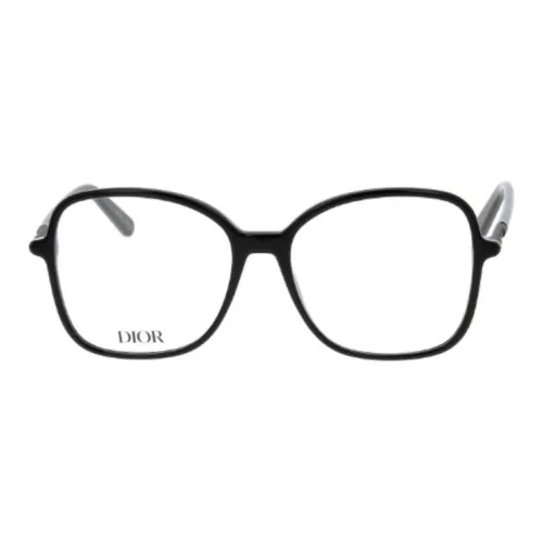 DIOR Ацетат Квадратные Оправы для Очков Унисекс Серые