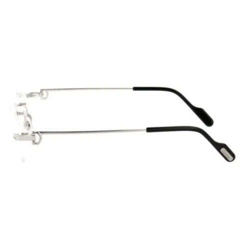 Cartier Металл Прямоугольные Оправы для Очков Мужские Черные