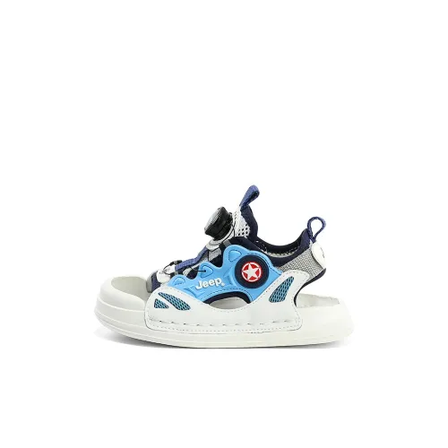 Jeep Закрытый носок Дышащий Ручка Пряжка Мягкая подошва Легкий Удобный Противоскользящий Детские сандалии