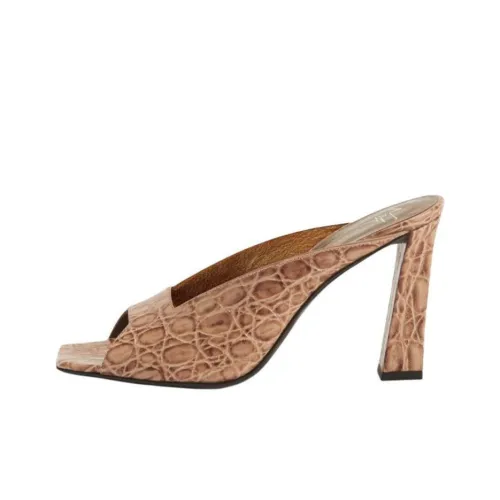 Giuseppe Zanotti GZ Слипоны 9 см Женские Коричневый