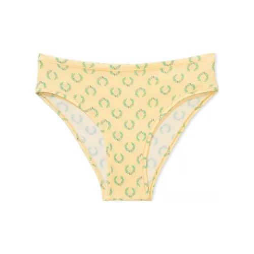 Victoria's Secret Розовый Хлопок Cheeky PANTY Honeysuckle Laurel Принт Нижнее белье Женские 1 Пачка Желтый