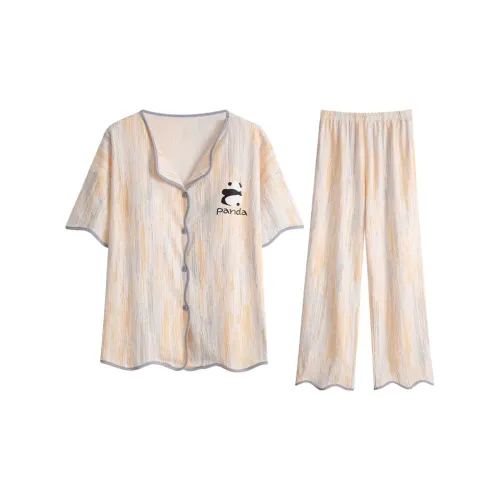 William Pajama Комплект Женский Абрикос