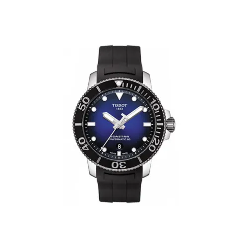 TISSOT Mechanical Механизм Мужские Часы Starfish Collection 43 мм Синий