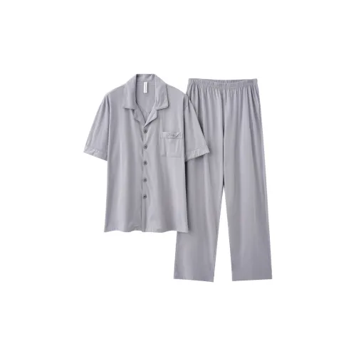 PBENO PD 403 Gray Men's Pajama Sets