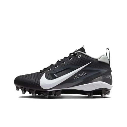 Nike Alpha Menace Slip-Resistant Abrasion-Resistant Футбольные бутсы Мужские Черные