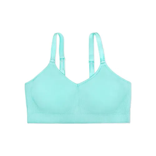 Victoria's Secret CURVY Couture Гладкий Бесшовный Comfort Беспроводной Бюстгальтер BL Бюстгальтер Женские Aruba Синий