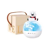 Маленький Медведь Звездное Небо Вращательная Проекционная Лампа [Зарядка Bluetooth Версия] Подарочная Коробка Издание