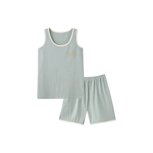 Mulong Family Пижамный комплект Женские формный синий