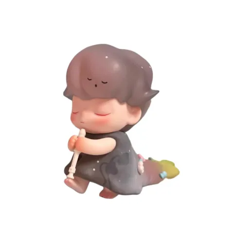 POP MART Коллаборация Edition Dimoo Версия с CLOSED Глаза Прозрачный Слепой Бокс на Карточке 7,5см