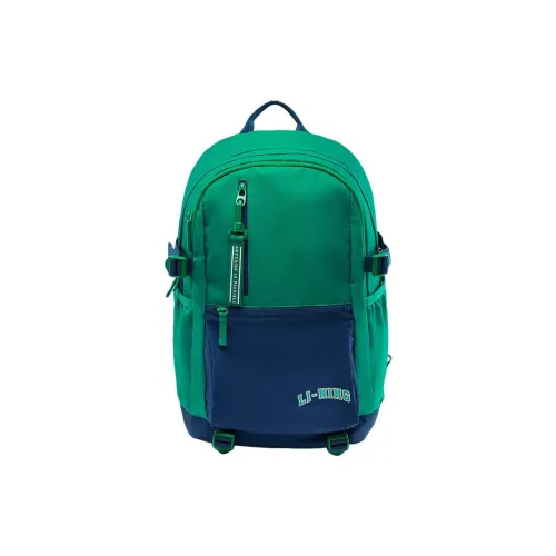 Лайнер Полиэстер Рюкзак Унисекс Кадмий Зеленый Темный Прусский Синий
