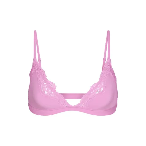 SKIMS FITS EVERYBODY Кружево Треугольник Бюстгальтер Женский Лепесток Лепесток Цвет