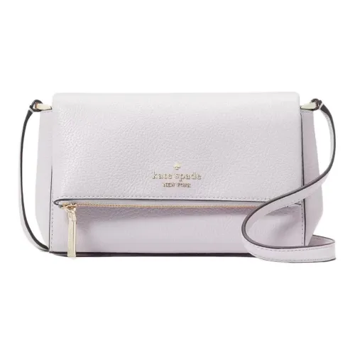 Kate Spade Litchi Grain Кожа Сумка через плечо Сумка на плечо Мини Женская Лиловый Moonlight