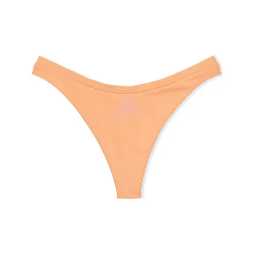 Victoria's Secret Розовый Бесшовный HIGH Нога Стринг PANTY PJIPTG Нижнее белье Женские 1 шт Персик Джем