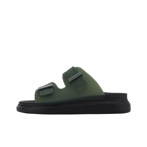 Alexander McQueen Hybrid Слипоны Зеленый Мужской