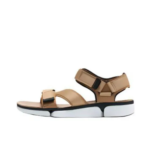 Clarks TriCove Sun Beach Sandals Men's Khaki Clarks TriCove Sun Пляжные сандалии Мужские Хаки