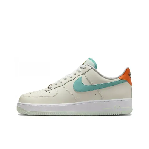 Nike Air FORCE 1 Low Топ Скейтборд Кроссовки Мужские Бежево-Зеленые