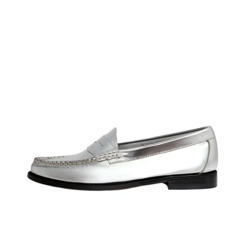 G.H. Bass Co. Weejuns Penny Лоферы Женские Серебряные