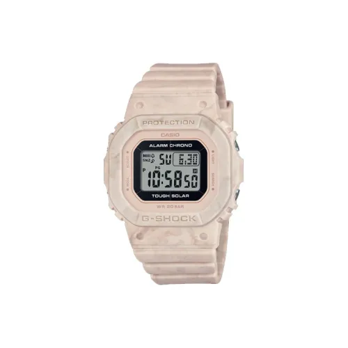 Г SHOCK Солнечный Механизм Смола Ремешок Часы Женские Белый Циферблат