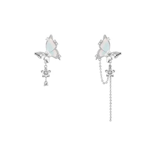 Серьги Mango Ornaments из серебра 925 пробы женские