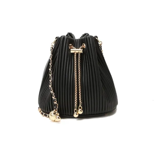 Why Artificial Leather Crossbody Bag Women's Black Why Искусственная кожа Сумка через плечо Женская Черная