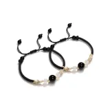 Акация Бобовый Пара Браслет [Черный]