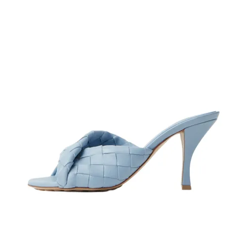 Bottega Veneta Слипоны 8 см Женские Blue