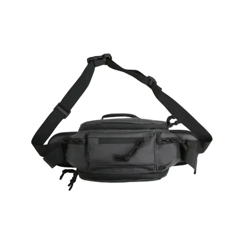 OUZIHUANG Нейлоновая ткань Сумка через плечо Сумка через плечо Сумка через плечо Банановая сумка Сумка через плечо Стандартная Унисекс Черный Серый