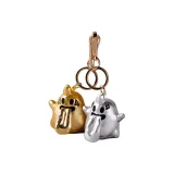 Мини Золотой и Серебряный Брелок Призрак