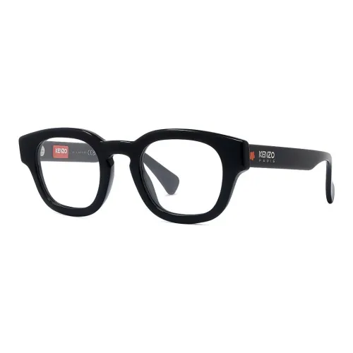 KENZO Ацетат Овальные Оправы для Очков Мужские Черные