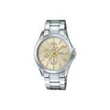 Желтый циферблат часов