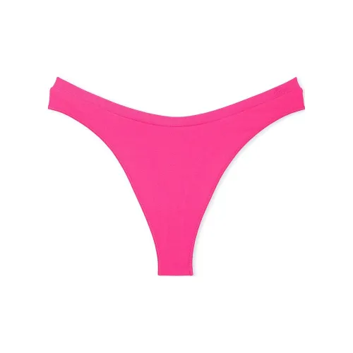 Victoria's Secret Розовый Бесшовный HIGH Нога Стринг PANTY Enchanting Розовый Нижнее белье Женские 1 упаковка Enchanting Розовый