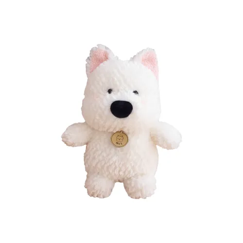Вест-хайленд Щенок Кукла в позе стоя с обрезанным мехом подвеска плюшевая кукла длина тела 14 см 25 см 35 см