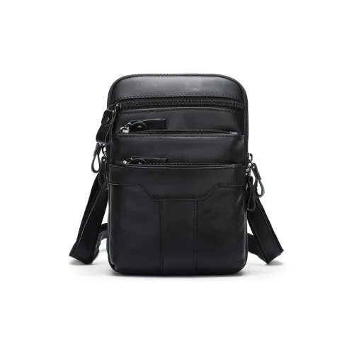 CMLZIUA Коровья кожа Сумка через плечо Стандартная Унисекс Кофейный Маленький Кофейный Большой Черный Маленький Черный Большой