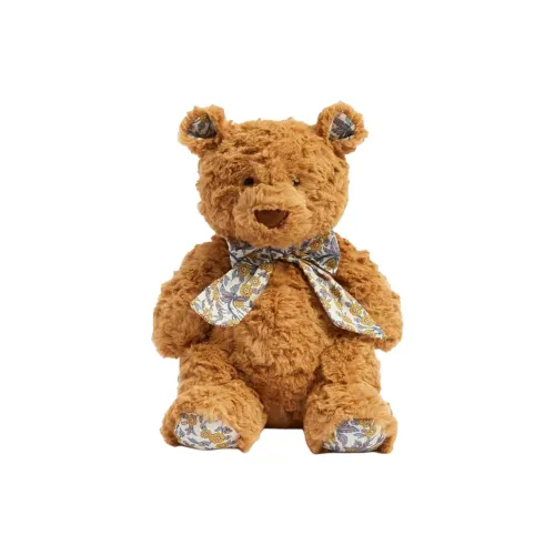JELLYCAT Barcelona Bear Collection Barcelona Bear Цветочный Бант Медвежонок Куклы Плюшевая кукла 28 см Высота