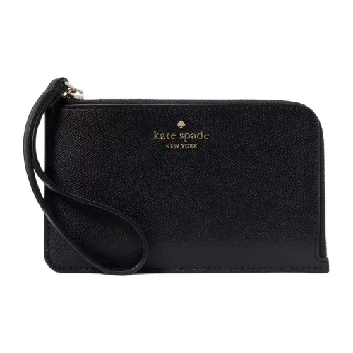 Kate Spade Lucy Saffiano кожа запястье сумка-клатч маленькая женская черная